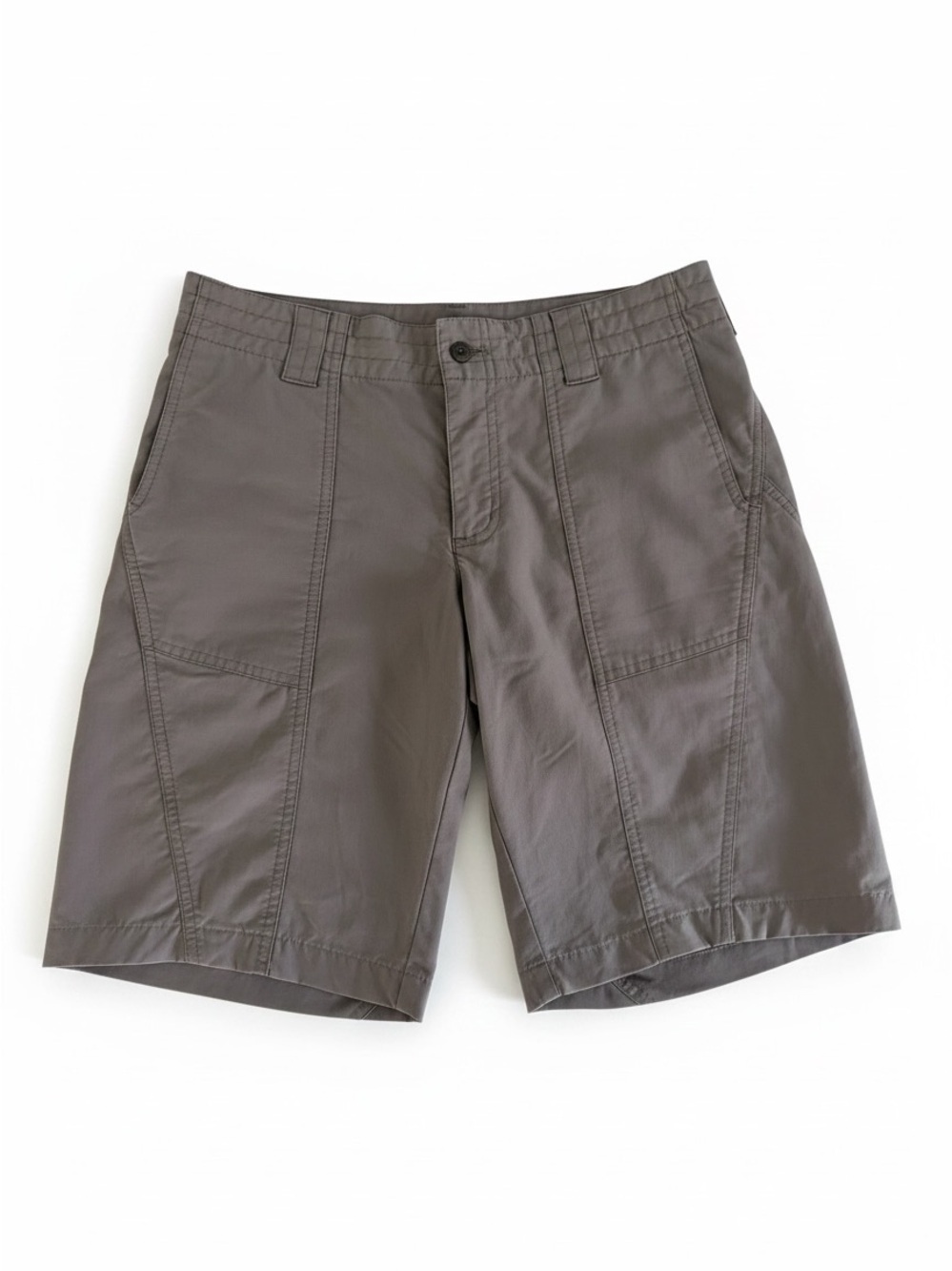 PATAGONIA Taupe/Prune Gray Hiking Shorts Outdoor Lightweight Women’s 8 - Picture 1 of 11